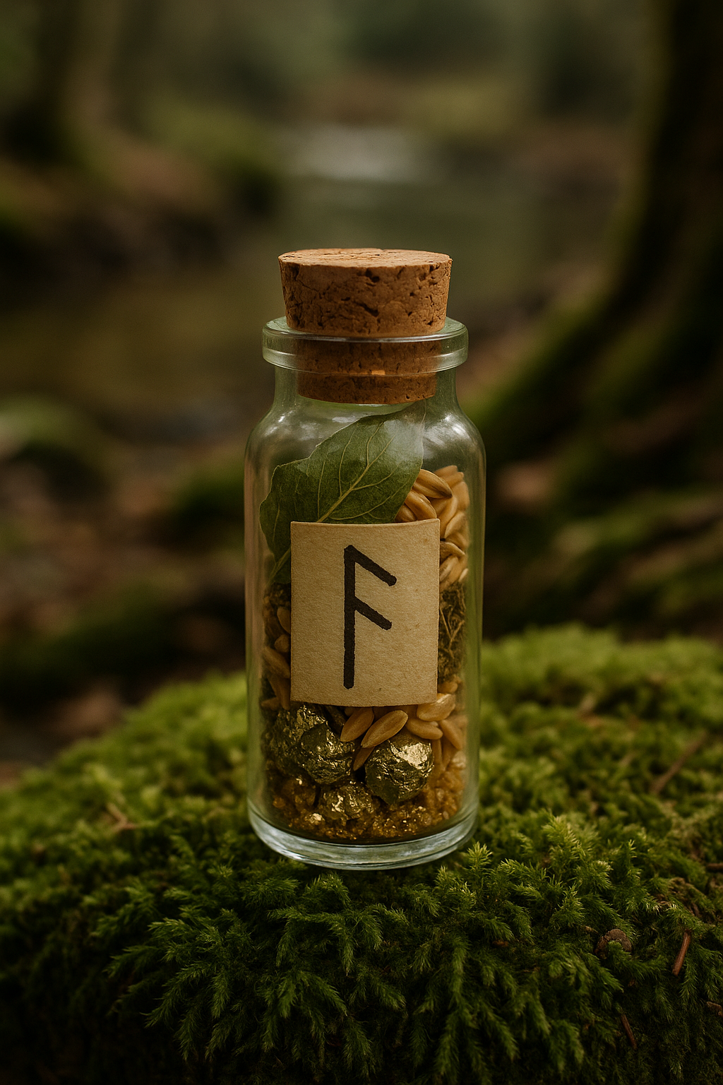 🍀🌿 Talisman d’Abondance — “Fortune de Fehu”