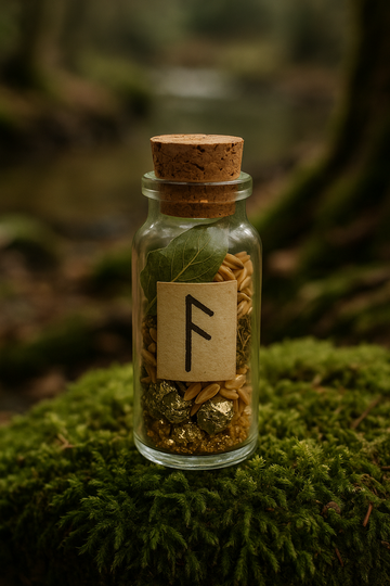 🍀🌿 Talisman d’Abondance — “Fortune de Fehu”